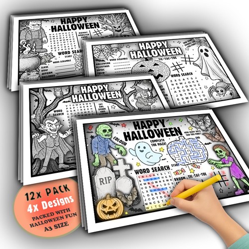 Halloween colouring activity - colouring,