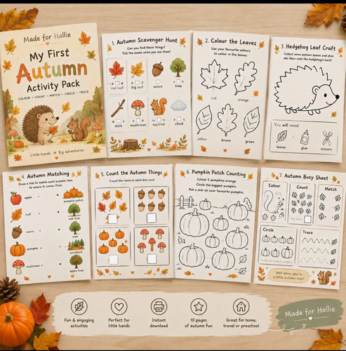 First autumn activity pack - my,