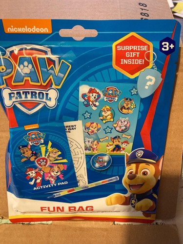 Paw patrol fun bag activity - fun,