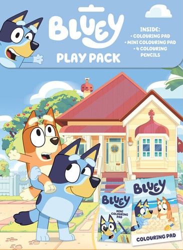 Bluey play pack colouring - x,