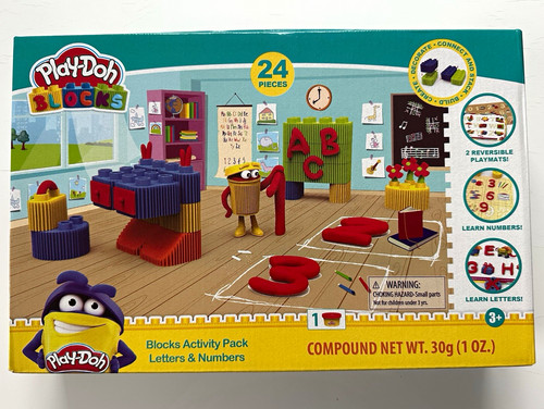 Play doh blocks activity - blocks,