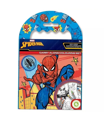 Spiderman colouring set for - spiderman,