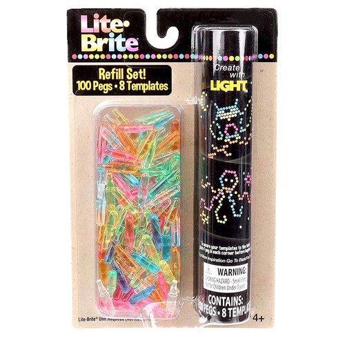 Lite brite peg template refill - lite,