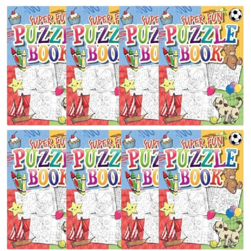 Super fun puzzle books 8 - a6,