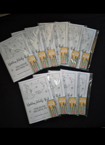 Wedding activity packs for - 10,