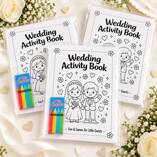 Wedding activity colouring - wedding, a5
