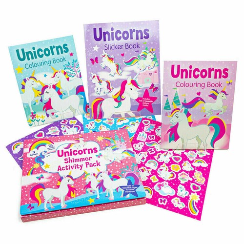 Unicorns shimmer activity pack - activity,