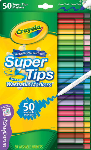 Crayola supertips washable - crayola,