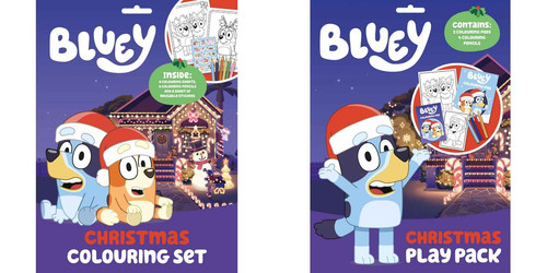 Bluey colouring set play - ,